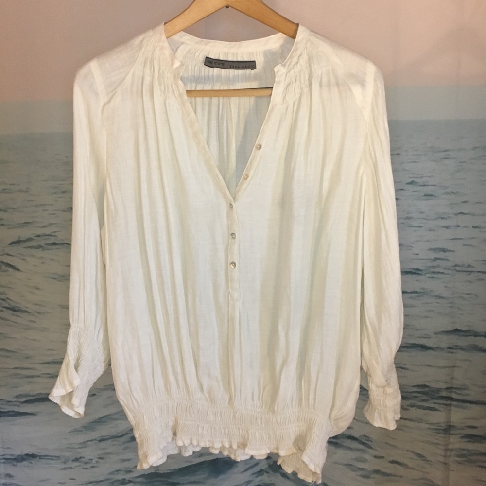 Zara Cream Top